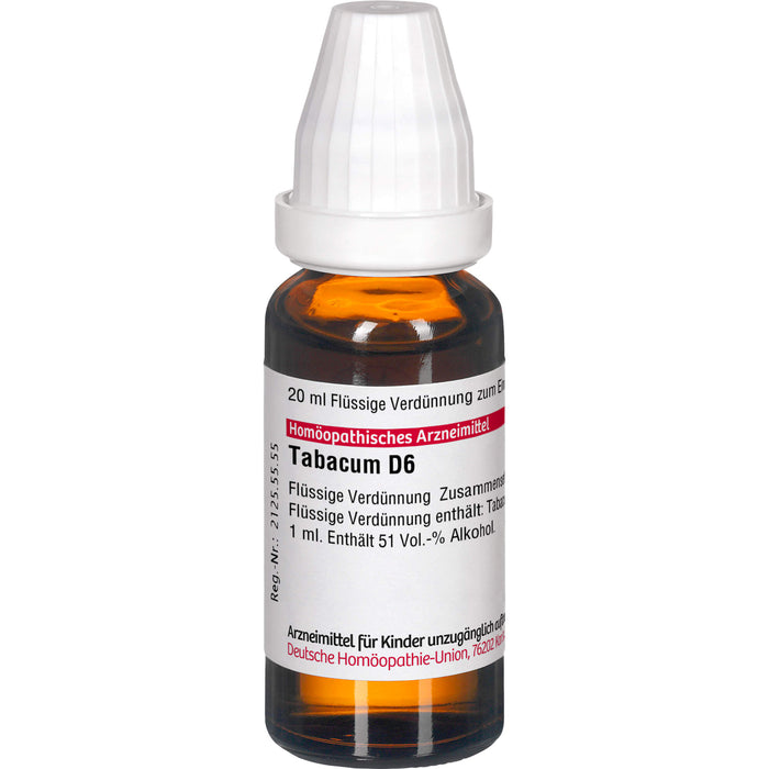 DHU Tabacum D6 Dilution, 20 ml Solution