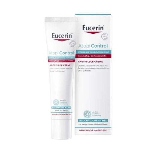 Eucerin AtopiControl Akutpflege Creme lindert Juckreiz, 40 ml Creme