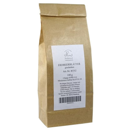 ApoFit Erdbeerblätter geschnitten Tee, 100 g Tee