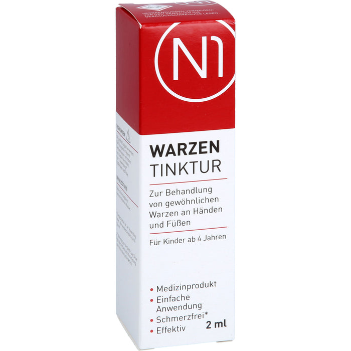 N1 Warzen Tinktur für Hände und Füße für Kinder ab 4 Jahren, 2 ml Solution