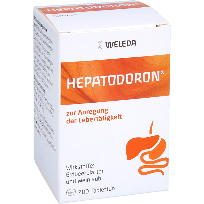 WELEDA Hepatodoron zur Anregung der Lebertätigkeit Tabletten, 200 pc Tablettes