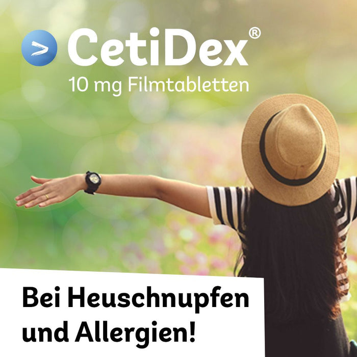 CetiDex 10 mg Tabletten bei Allergien, 50 pc Tablettes