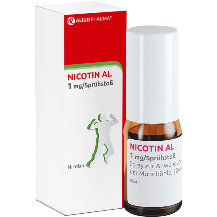 Nicotin AL 1 mg / Sprühstoß Spray zur Rauchentwöhnung, 1 pcs. Spray