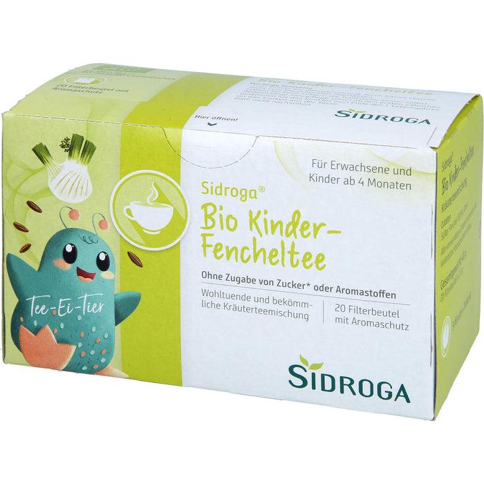Sidroga Bio Kinder Fencheltee, 20 pc Sac filtrant