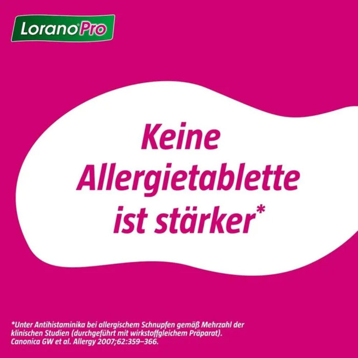 Lorano Pro Filmtabletten Antiallergikum, 18 pcs. Tablets