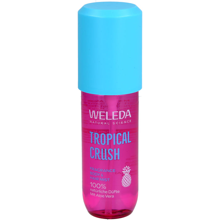 WELEDA Tropical Crush Fragrance Body & Hair Mist Spray fruchtig duftende Summer Vibes für Haut und Haare, 95 ml Spray