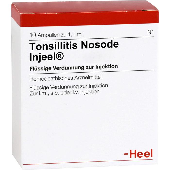 Heel Tonsillitis Nosode Injeel flüssige Verdünnung, 10 pc Ampoules