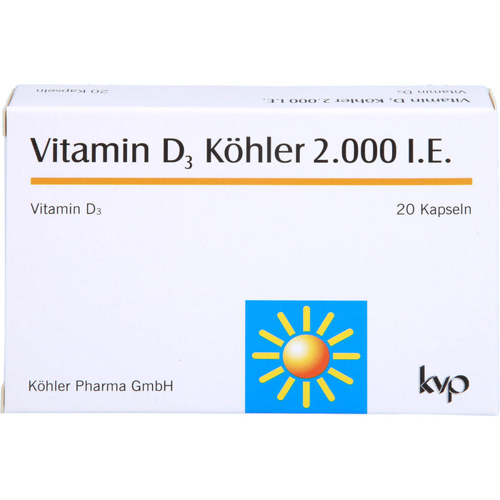 Vitamin D3 Köhler 2000 IE, 20 St KAP