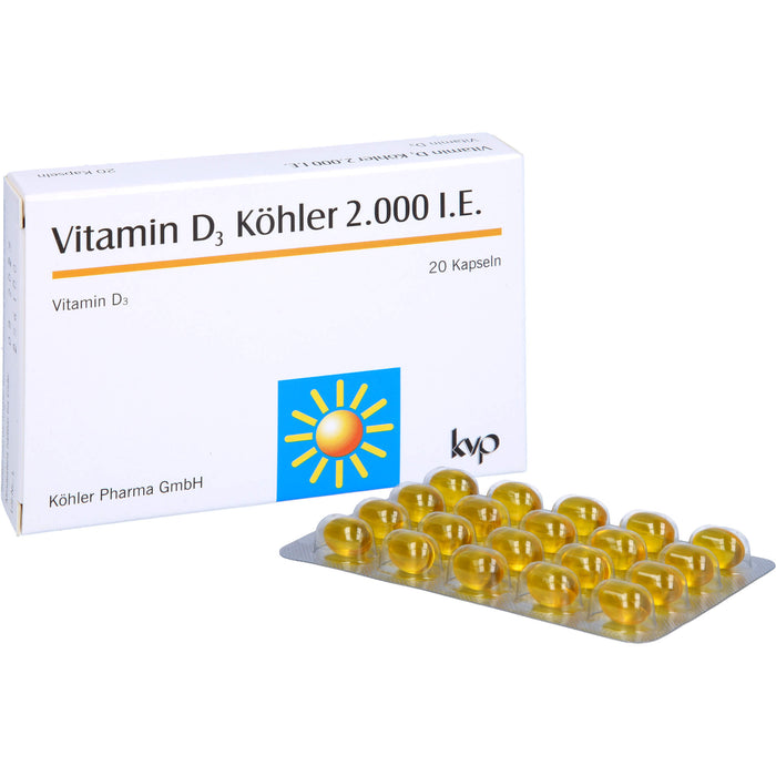 Vitamin D3 Köhler 2000 IE, 20 St KAP