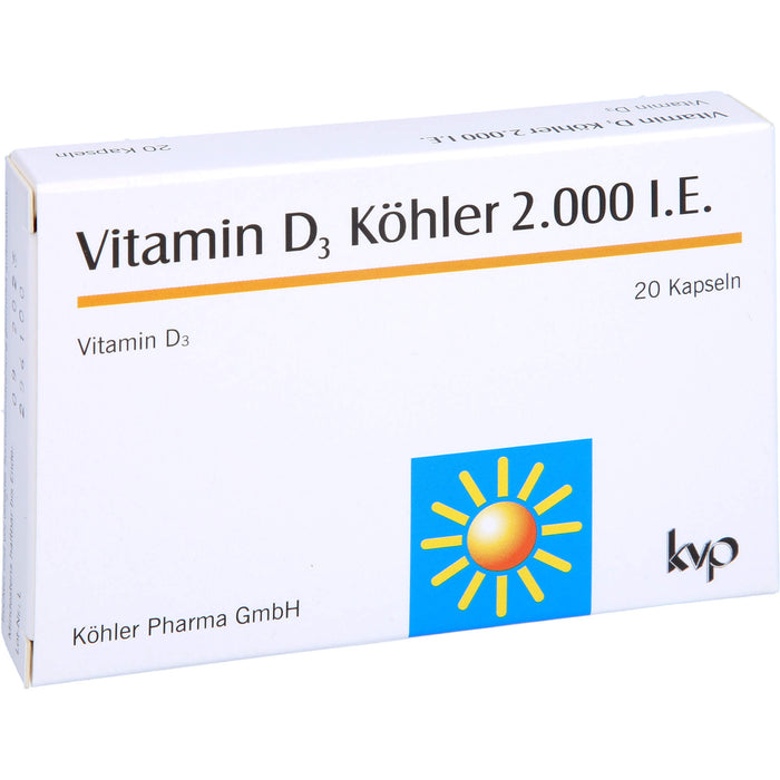 Vitamin D3 Köhler 2000 IE, 20 St KAP