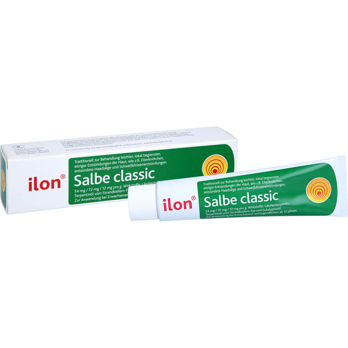 ilon Salbe classic bei leichten eitrigen Entzündungen der Haut, 50 g Ointment