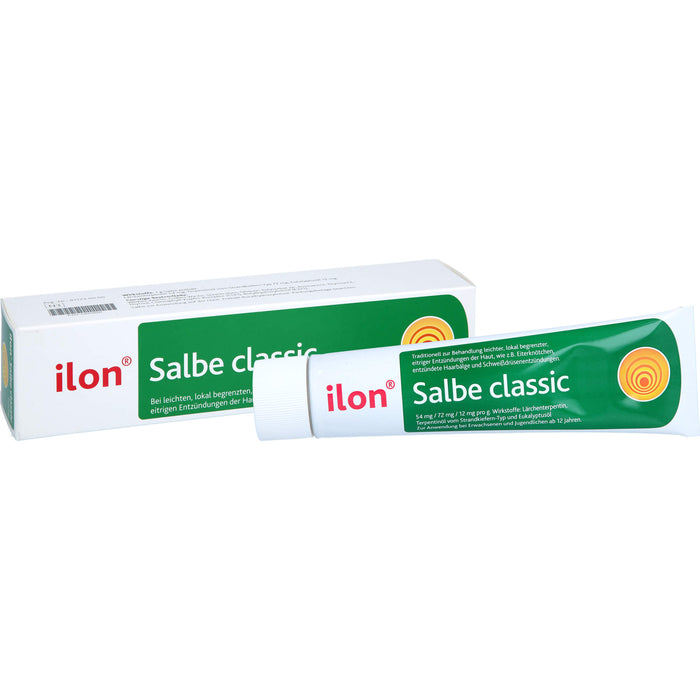 ilon Salbe classic bei leichten eitrigen Entzündungen der Haut, 100 g Ointment