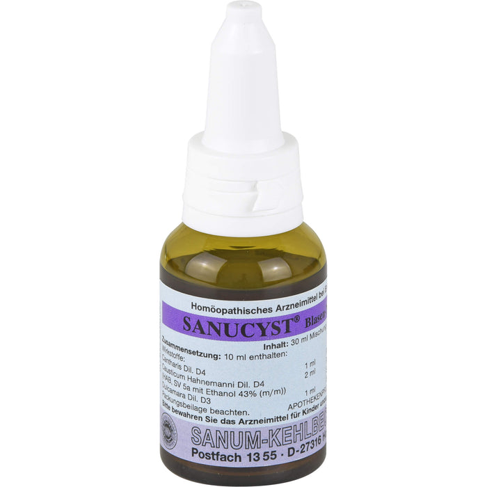 SANUM-KEHLBECK Sanucyst Blasen-Nieren-Tropfen, 30 ml Lösung