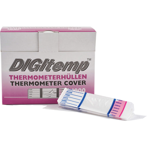Büttner-Frank Thermometer Hüllen für alle Digital-Fieberthermometer ohne Gleitmittel, 30 St. Schutzhüllen