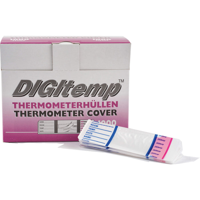 Büttner-Frank Thermometer Hüllen für alle Digital-Fieberthermometer ohne Gleitmittel, 30 St. Schutzhüllen