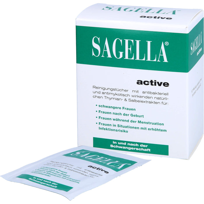 Sagella active, 10 pcs. Cloths