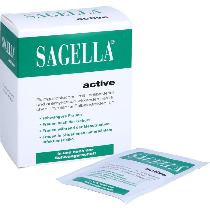 Sagella active, 10 pcs. Cloths