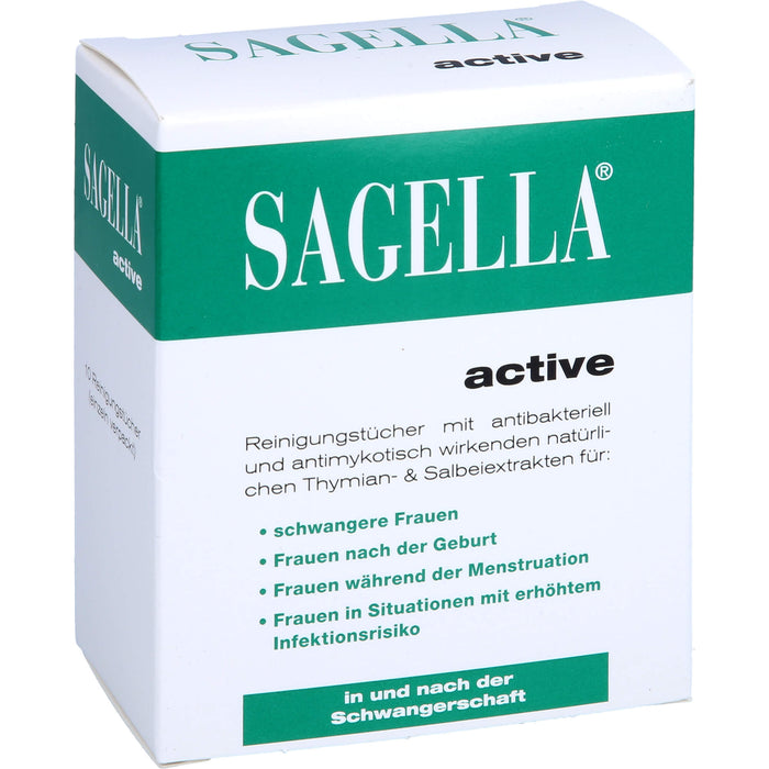 Sagella active, 10 pcs. Cloths