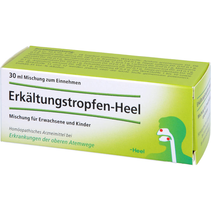Heel Erkältungstropfen Mischung bei Erkrankungen der oberen Atemwege, 30 ml Solution