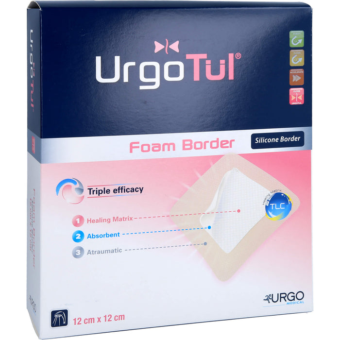 Urgotül Foam Border 12 x 12 cm, 10 St. Verband