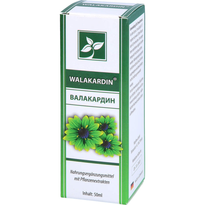 Walakardin Tropfen unterstützt das Herz-Kreislauf-System, 50 ml Solution