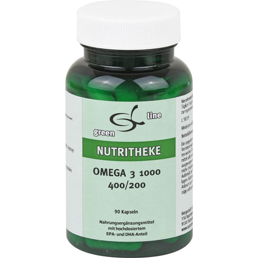 Green Line Nutritheke Omega 3 1000 400/200 Kapseln, 90 St. Kapseln