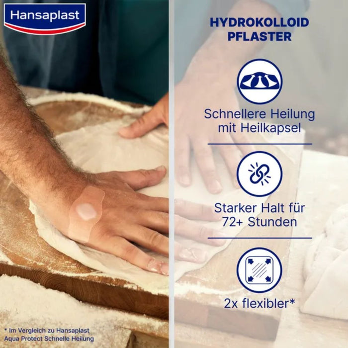 Hansaplast zweite Haut Schutz für Alltagswunden ultradünn und flexibel 100% wasserdicht, 6 St. Pflaster