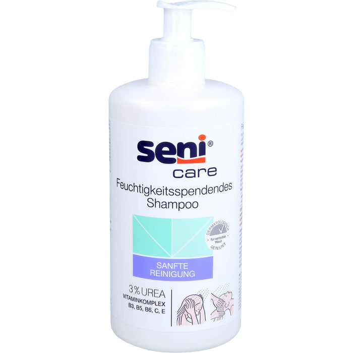 Seni Care feuchtigkeitsspendendes Shampoo mit 3% Urea, 500 ml Shampoo