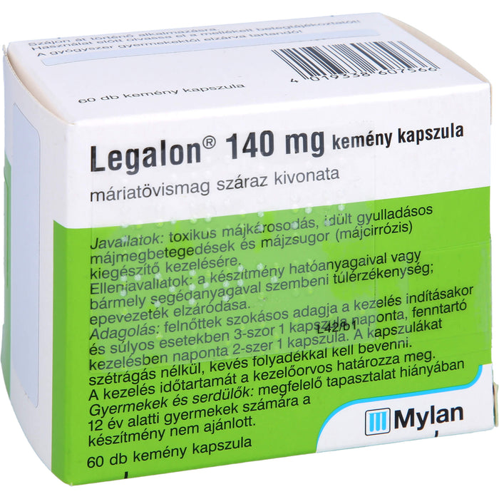 Legalon forte axicorp Hartkapseln, 60 pcs. Capsules