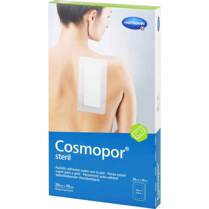 HARTMANN Cosmopor steril 20 x 10 cm selbstklebender Wundverband, 5 pc Pansement