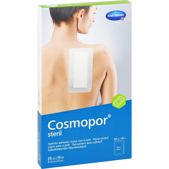 HARTMANN Cosmopor steril 20 x 10 cm selbstklebender Wundverband, 5 pcs. Patch