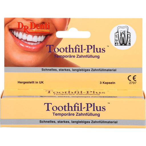 Dr.Denti Toothfil-Plus temporäre Zahnfüllung, 3 St. Kapseln