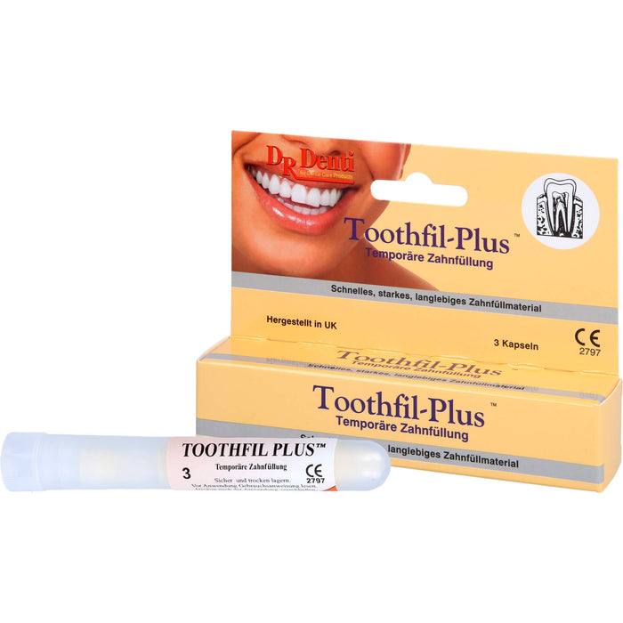Dr.Denti Toothfil-Plus temporäre Zahnfüllung, 3 pcs. Capsules