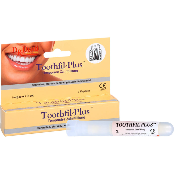 Dr.Denti Toothfil-Plus temporäre Zahnfüllung, 3 pcs. Capsules