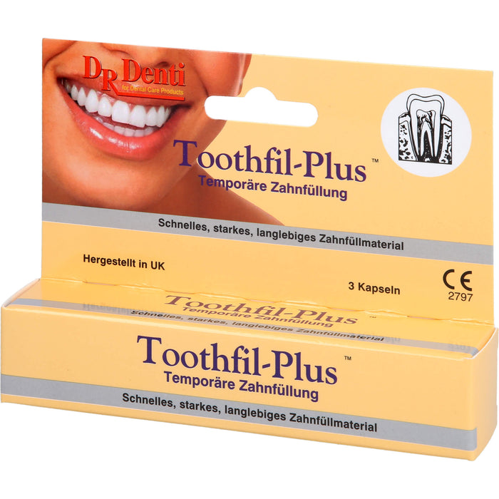 Dr.Denti Toothfil-Plus temporäre Zahnfüllung, 3 pcs. Capsules