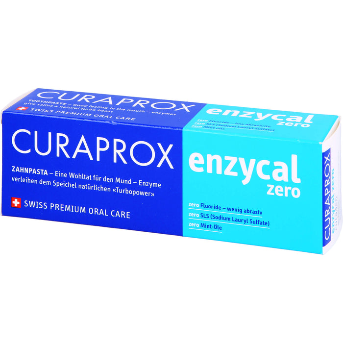 Curaprox enzycal zero Zahnpasta, 75 ml Dentifrice