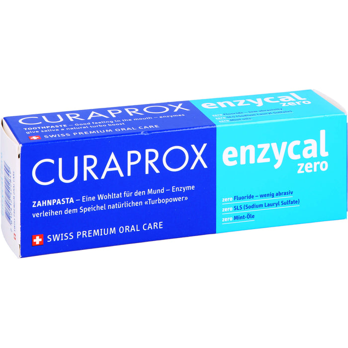 Curaprox enzycal zero Zahnpasta, 75 ml Dentifrice