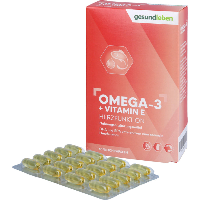 Gesund leben 1.000 mg Omega 3 Kapseln, 60 pcs. Capsules