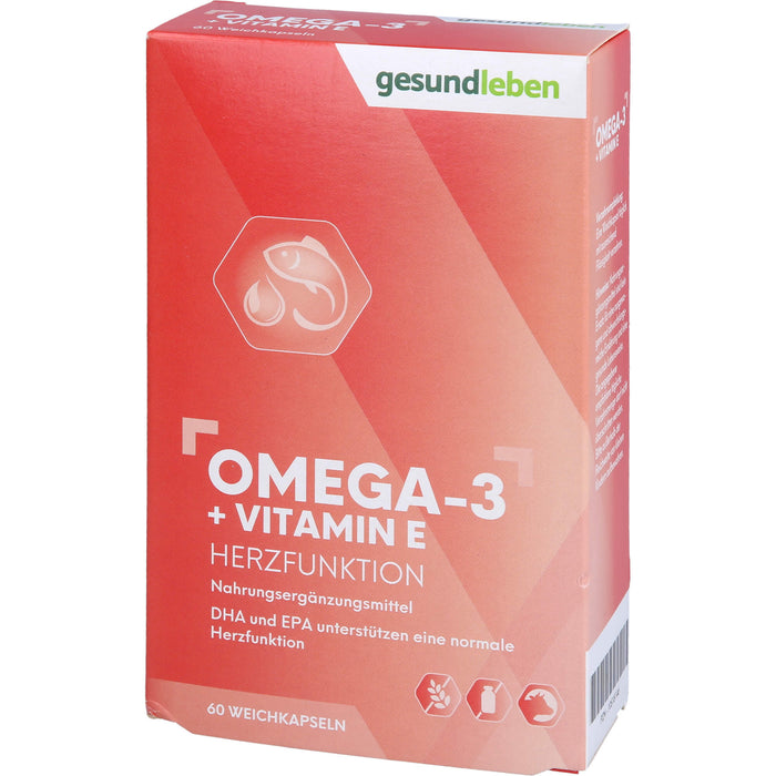 Gesund leben 1.000 mg Omega 3 Kapseln, 60 pcs. Capsules