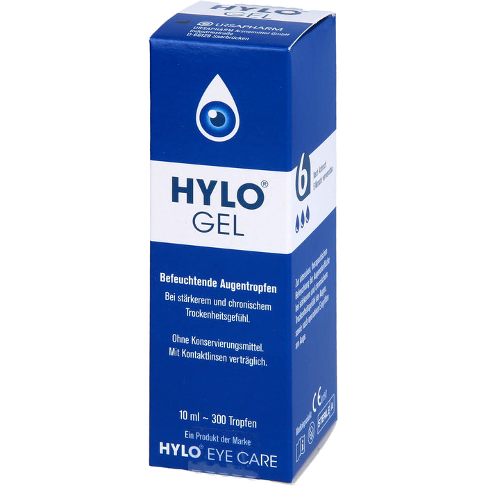 Hylo-Gel Bios Medical befeuchtende Augentropfen, 10 ml Solution