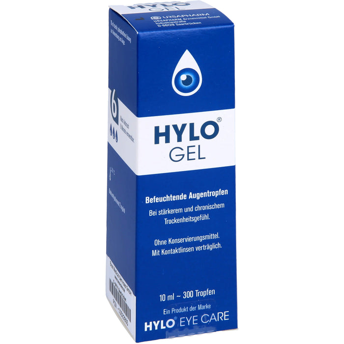 Hylo-Gel Bios Medical befeuchtende Augentropfen, 10 ml Solution