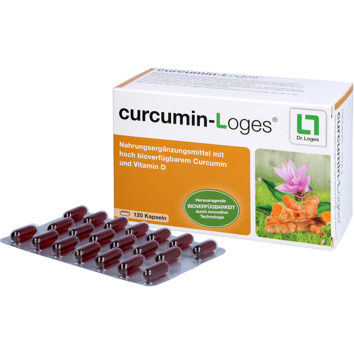 curcumin-Loges Kapseln, 120 St., 120 pcs. Capsules
