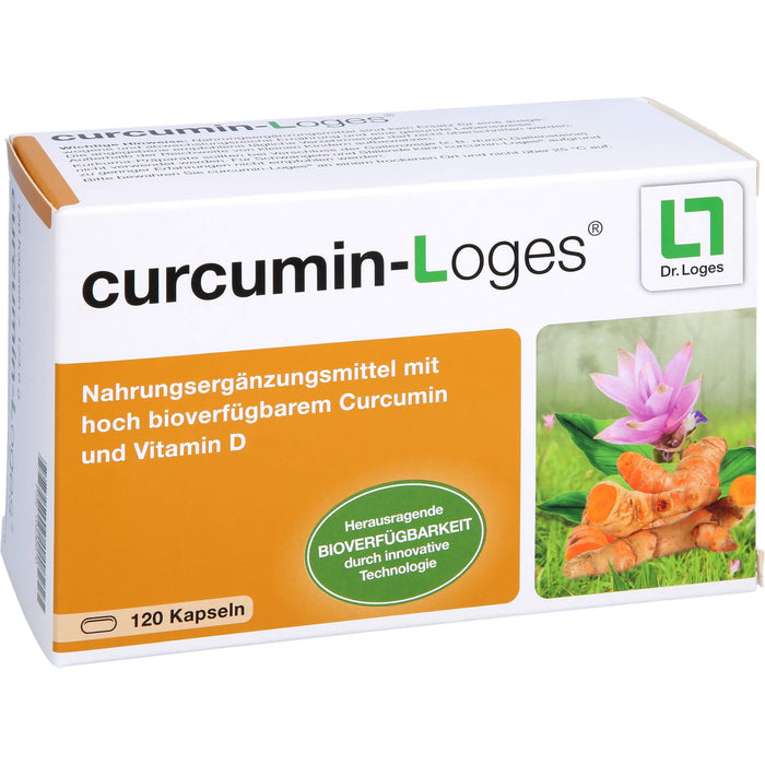 curcumin-Loges Kapseln, 120 St., 120 pcs. Capsules