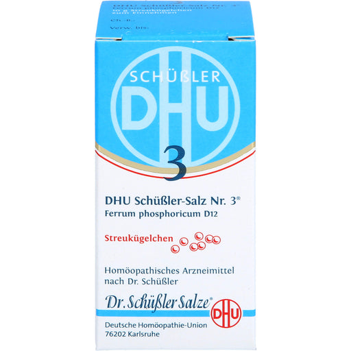 DHU Schüßler-Salz Nr. 3 Ferrum phosphoricum D12, 10 g Globuli