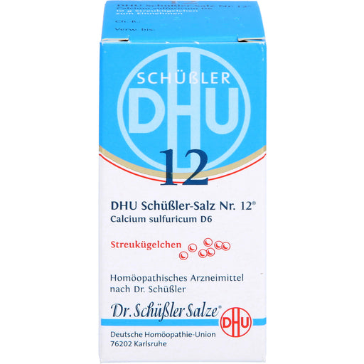 DHU Schüßler-Salz Nr. 12 Calcium sulfuricum D6, 10 g Globuli