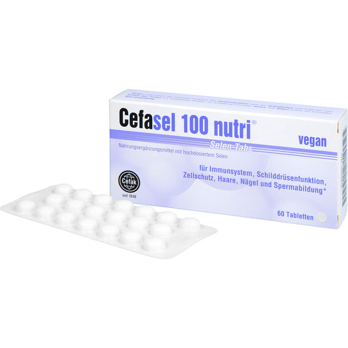 Cefasel 100 nutri  Selen-TABS, 60 pcs. Tablets