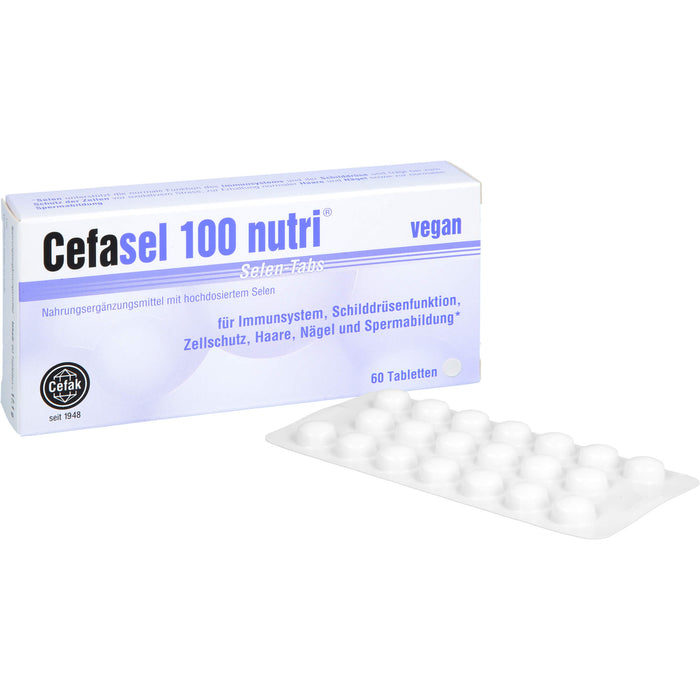 Cefasel 100 nutri  Selen-TABS, 60 pcs. Tablets