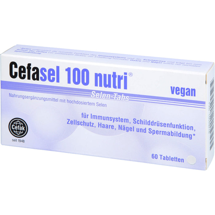 Cefasel 100 nutri  Selen-TABS, 60 St. Tabletten