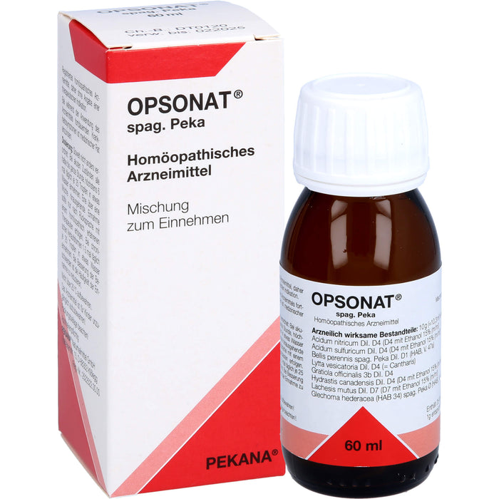 OPSONAT spag. Peka Mischung, 60 ml Solution