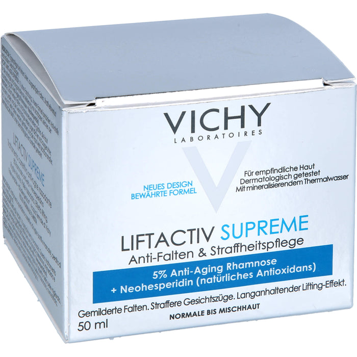 VICHY Liftactiv Hyaluron Anti-Falten & Straffheit Creme für normale bis Mischhaut, 50 ml Cream